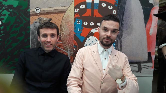 Sam Winston and Oliver Jeffers Bologna Children's Book Fair Book Signing