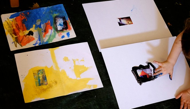 Polaroid Pogo Printer Zip Paper ZINK Zero Ink Paper Paintings