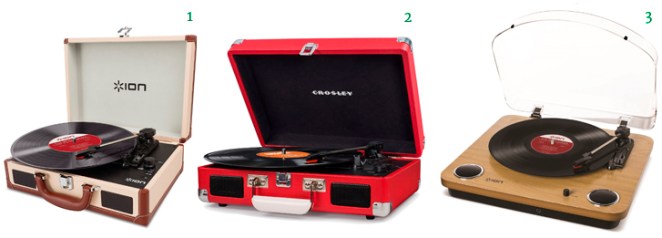 Ion and Crosley Record Player Turntables for Kids