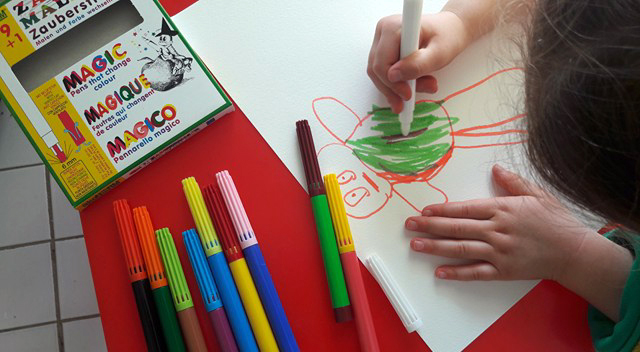 Oekonorm color changing magic markers