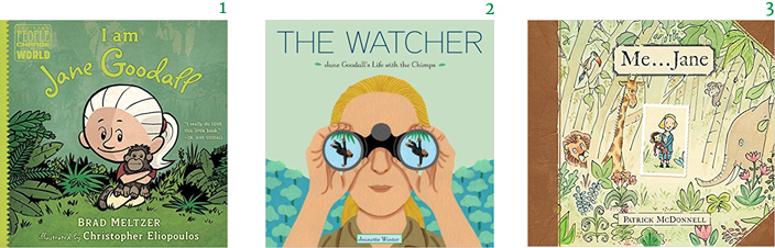 Jane Goodall Picture Books Brad Meltzer I am Jane Goodall The Watcher Jeanette Winter Me... Jane Patrick McDonnell