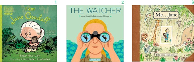 Jane Goodall Picture Books Brad Meltzer I am Jane Goodall The Watcher Jeanette Winter Me... Jane Patrick McDonnell