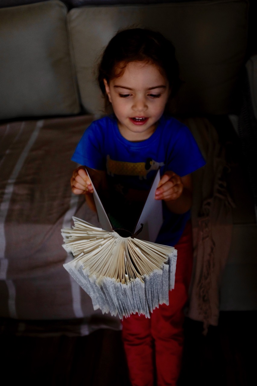 Folded Book Art Tutorial Kids