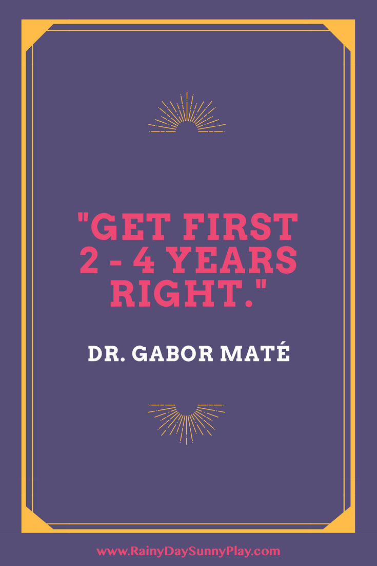 Dr. Gabor Mate Quote Parenting