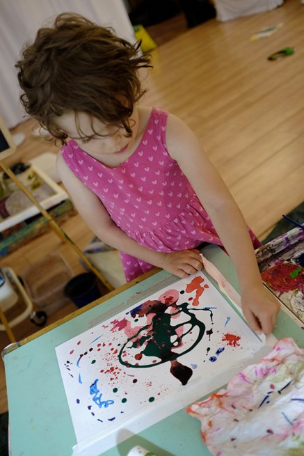 Artist Tape on Edges of Watercolor Paper We Love Frugi Organic Clothes