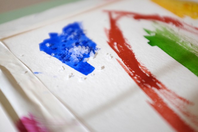 Watercolor Salt Painting Technique