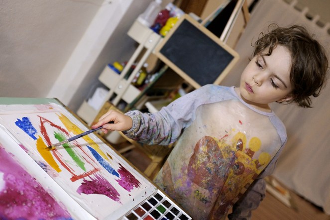 Watercolor Salt Painting