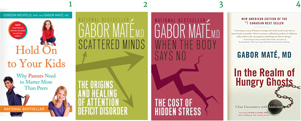 In the Realm of Hungry Ghosts: Close Encounters with Addiction When the Body Says No Hold On to Your Kids: Why Parents Need to Matter More Than Peers Scattered: How Attention Deficit Disorder Originates and What You Can Do About It