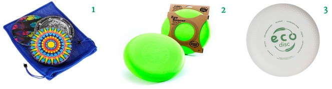 Waboba Wingman Flying Silicone Disc || Bundle of 3 Multi-Colors LoveLotte Eco Disc Biodegradable Bamboo Frisbee Green Toys EcoSaucer Flying Disc